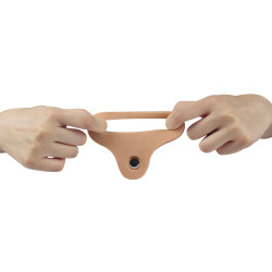 LoveToy Gode vibrant Double Pénétration 14 x 3 cm